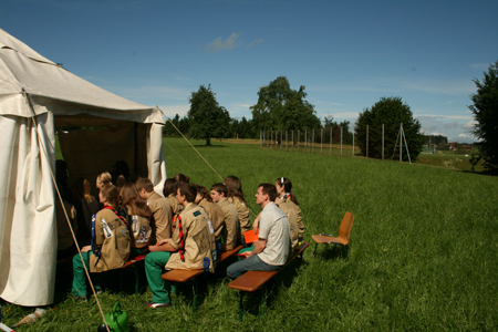 Kupferkabel legen